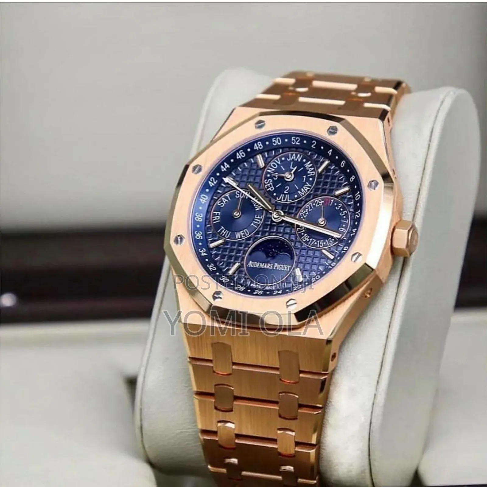Audemars Piguet Chronograph Blue Dial Wristwatch