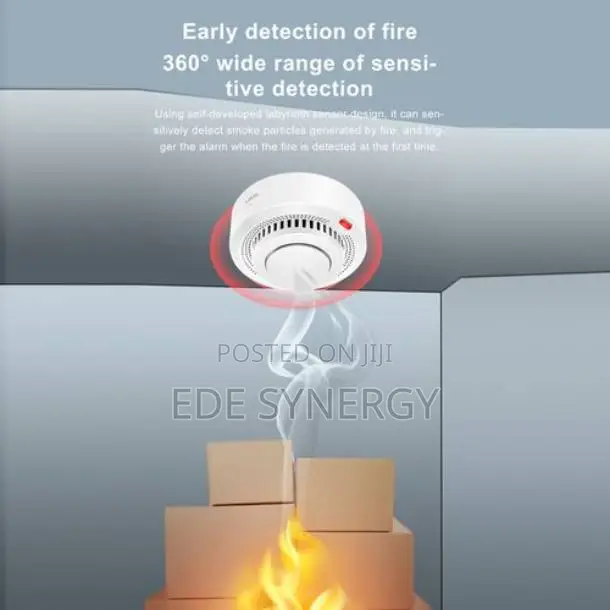 Highly Sensitive Smoke Detector With Mobile APP Push Notif