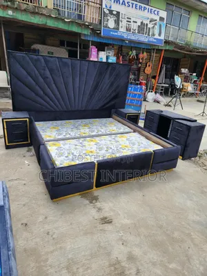 6by6 Complete Set of Bed Frame Available on Ground