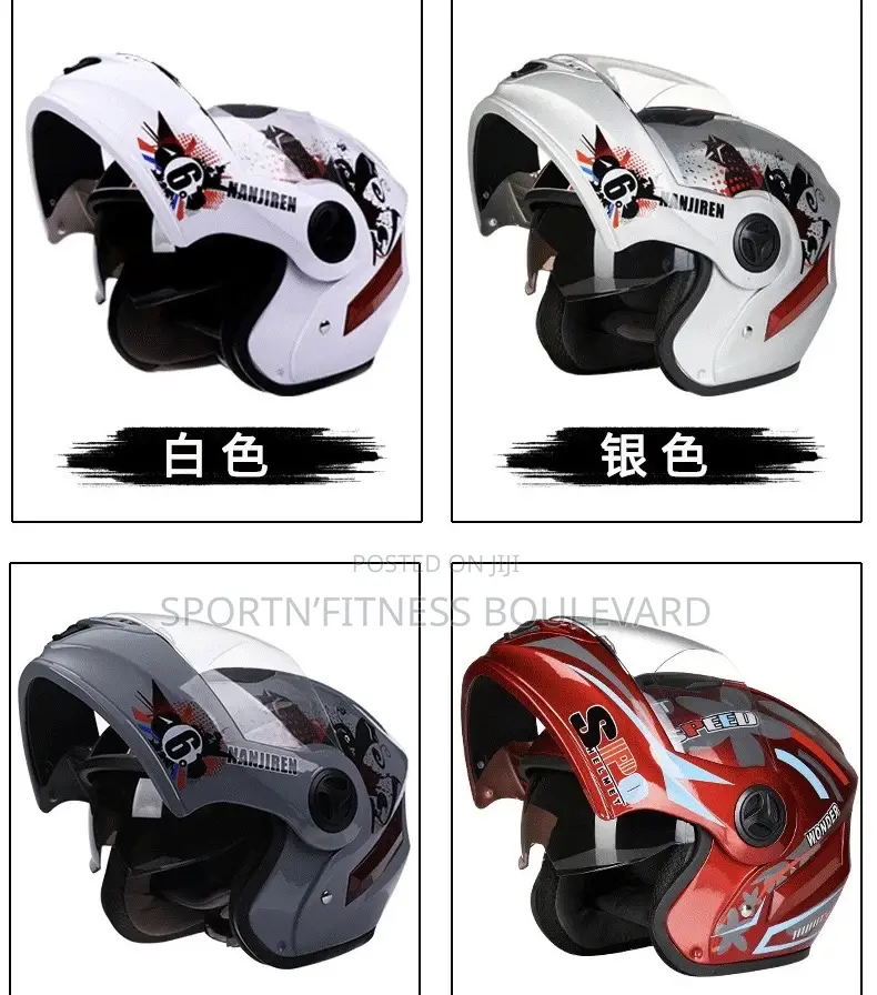 Riders Jawbreaker Motorcycle Helmet