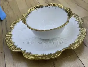 Quality Luxury Gold Plate 24 Pieces Set-Floral