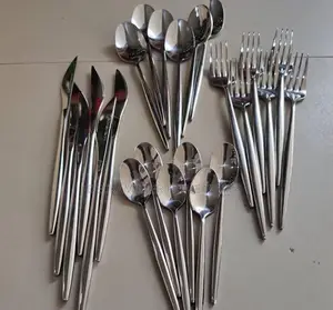 Pencil Silver Spoon, Knife and Fork