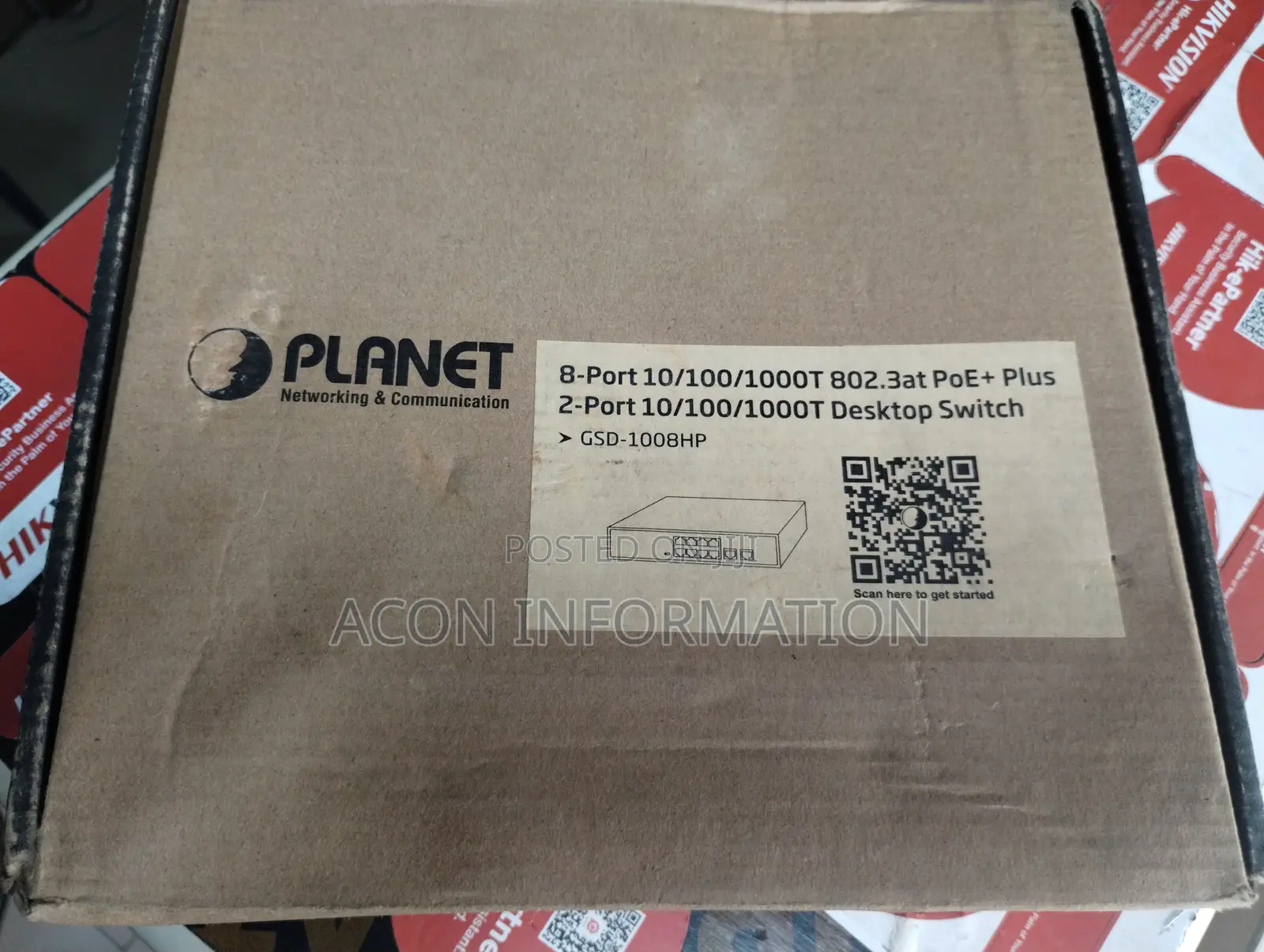 Palnet 8-Port Poe Switch GSD-1008hp