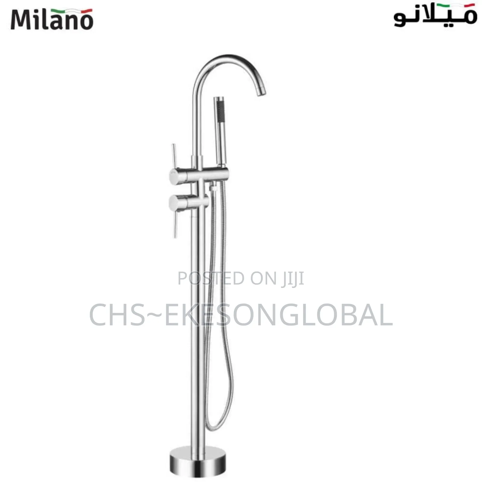 Luxury Freestanding Bathtub Mixer Chrome