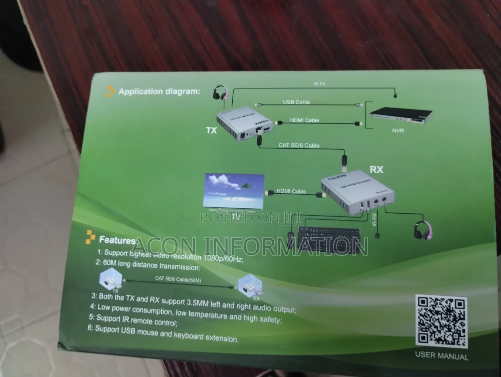 Hdmi Extender KVM (60) Hdmi+Usb