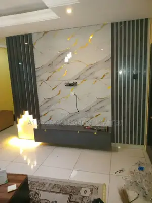 Tv/Wall Cladding With Spot Light Fittings