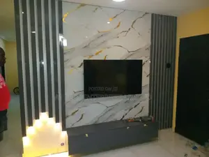 Tv/Wall Cladding With Spot Light Fittings