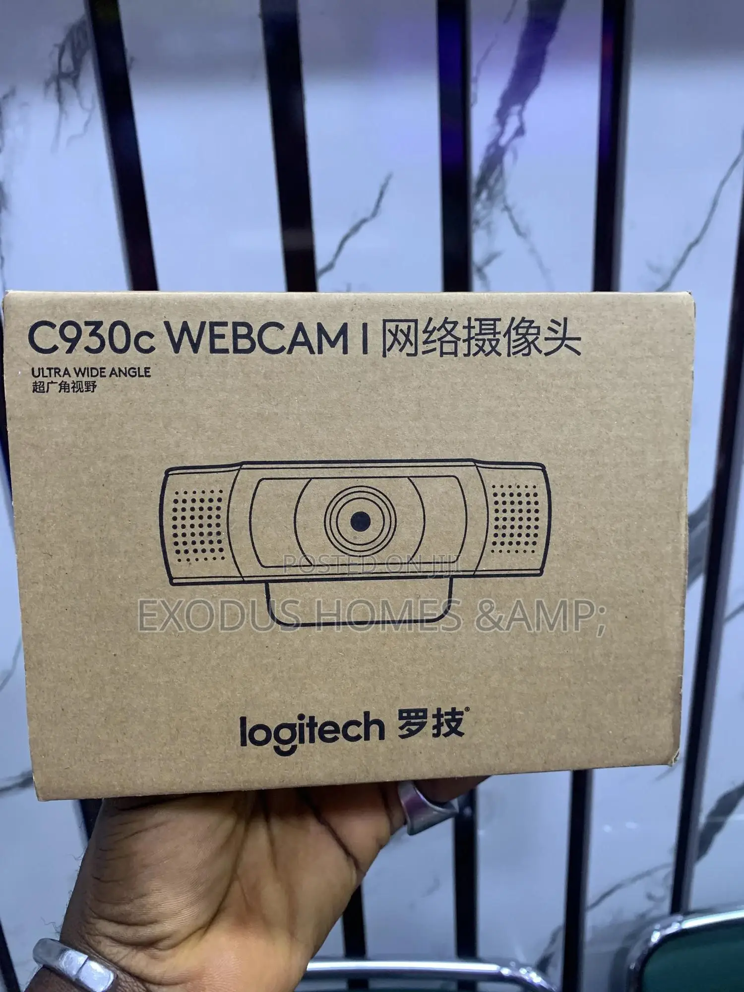 Logitech C930e 1080P HD Video Webcam-90-Degree Extended View