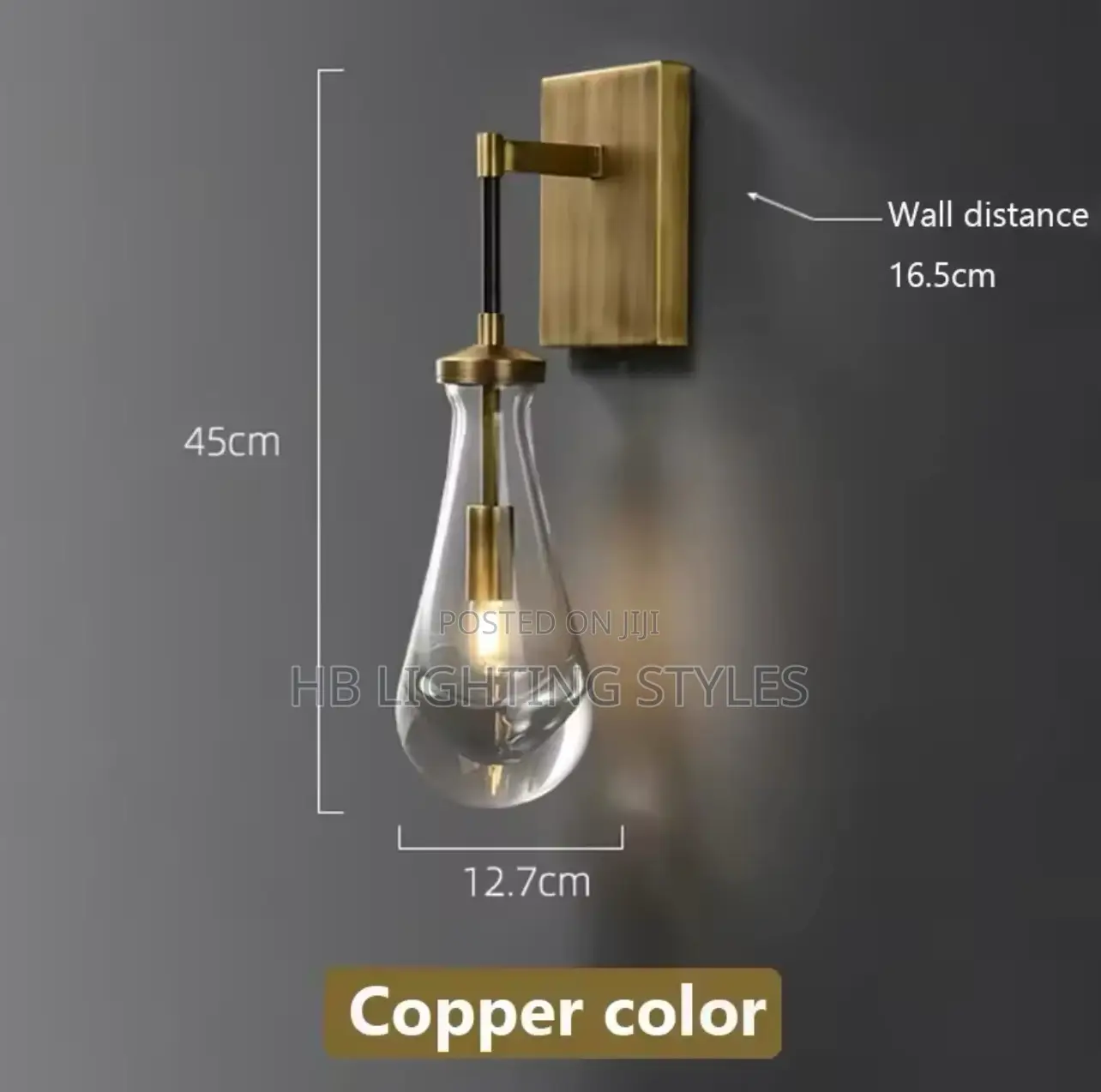 Modern Luxury Glass LED Wall Lamp