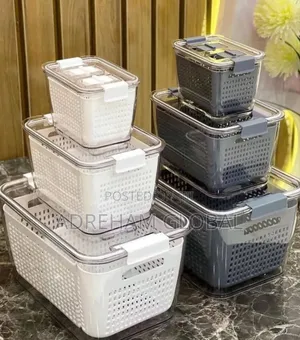 3pcs Kitchen Storage Set With Cover
