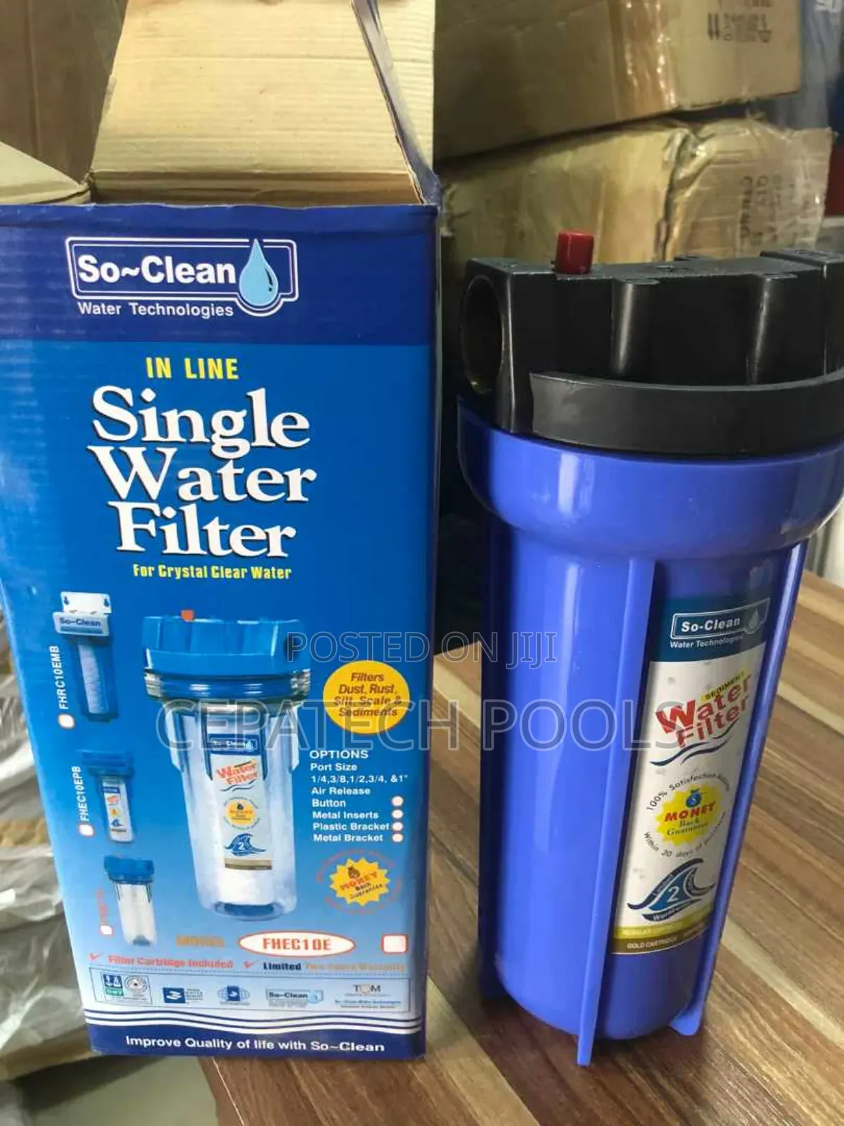 Single Water Filter 10"