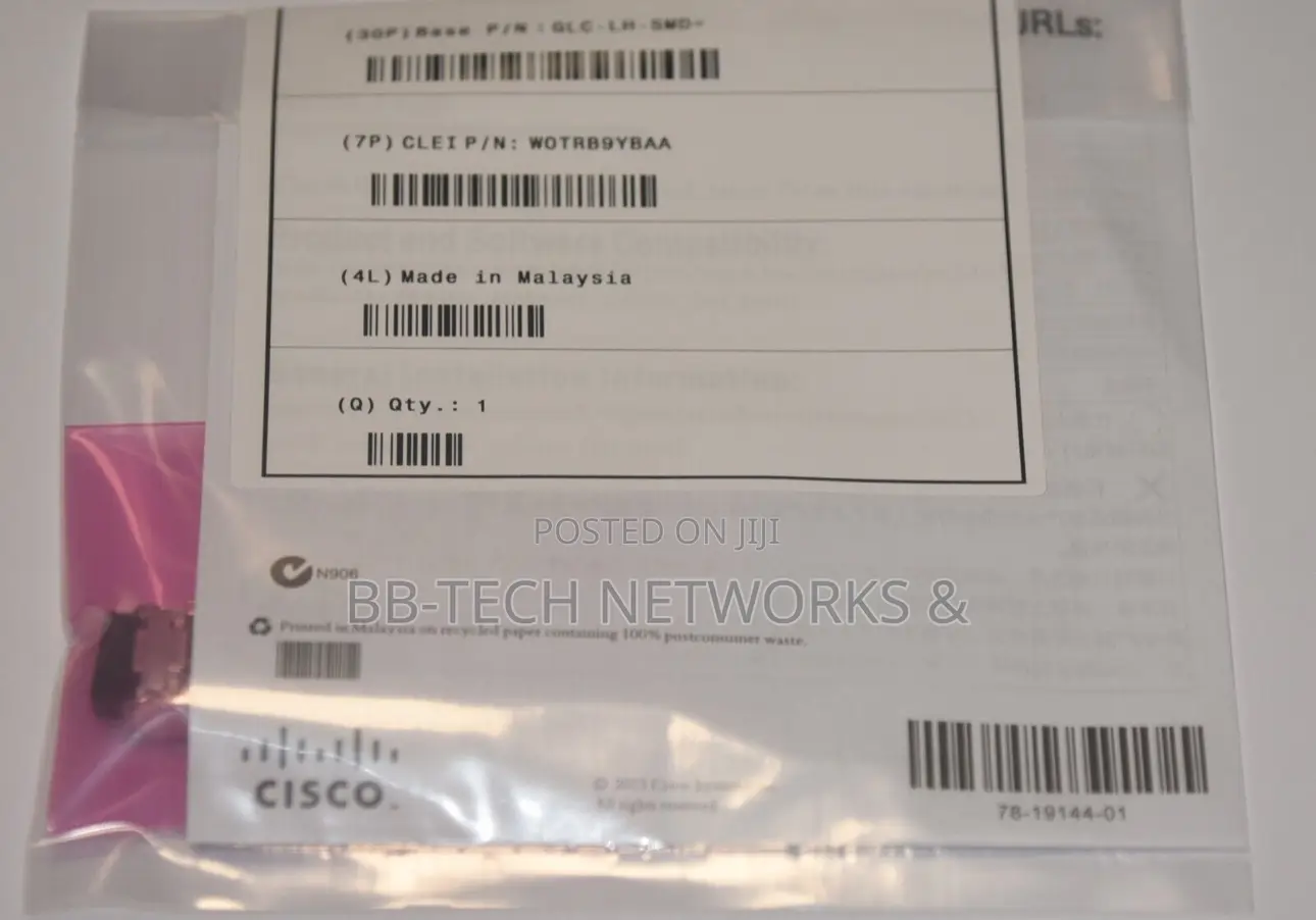 Cisco GLC-LH-SMD 1000base-Lx/Lh SFP Transceiver Module