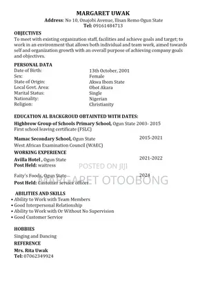 Manufacturing CV