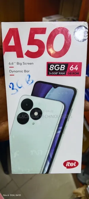 New Itel A50 128 GB Black