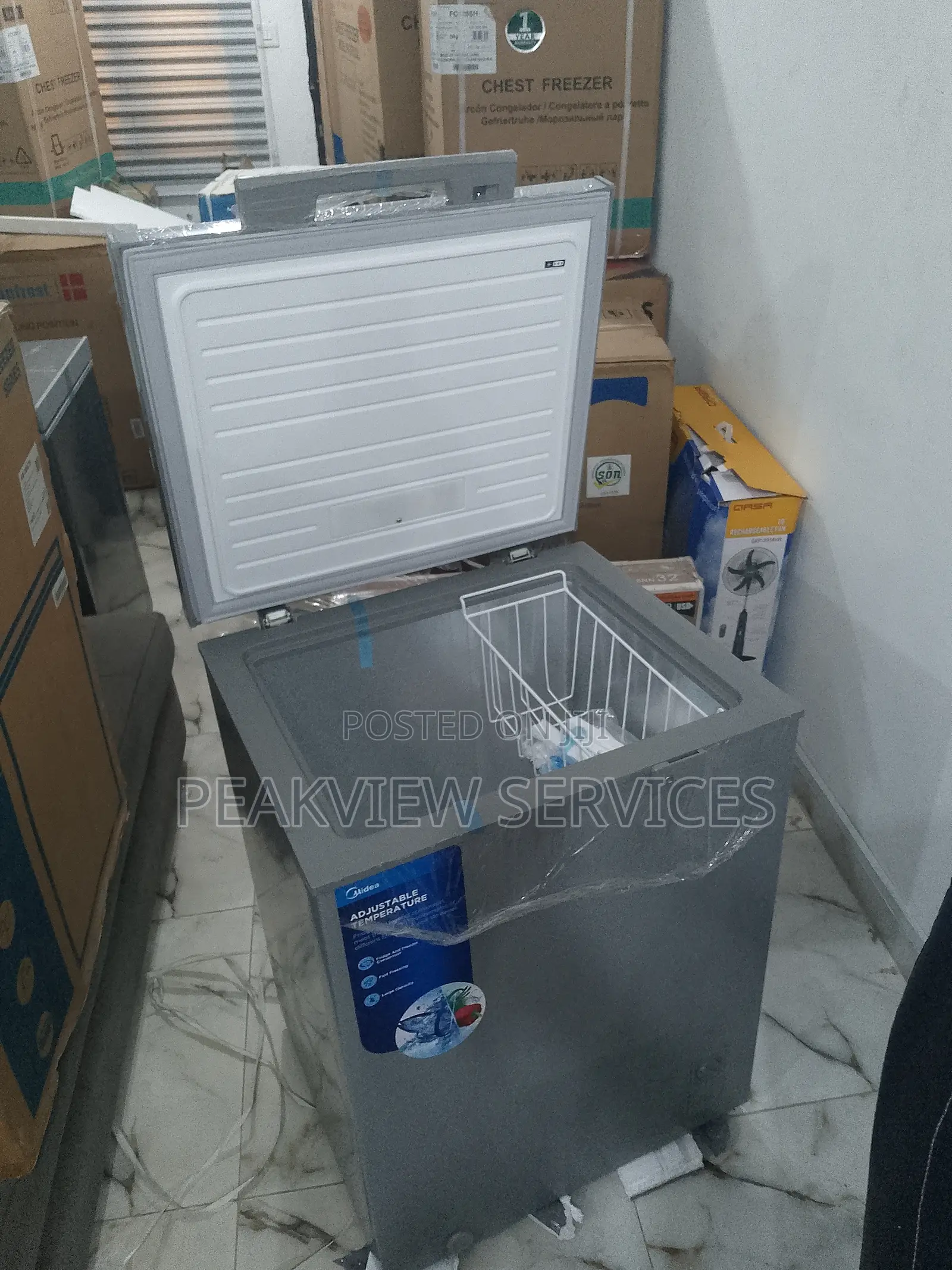 Energy Efficient Midea 150l Chest Freezer Series Hs-186cn