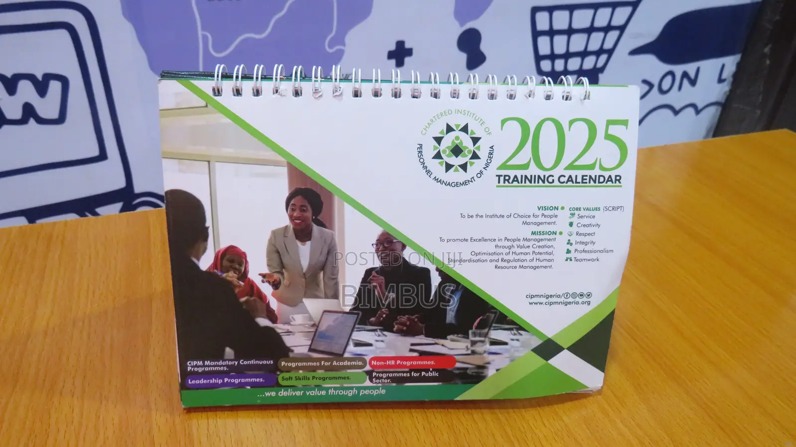 A5 Table Calendar