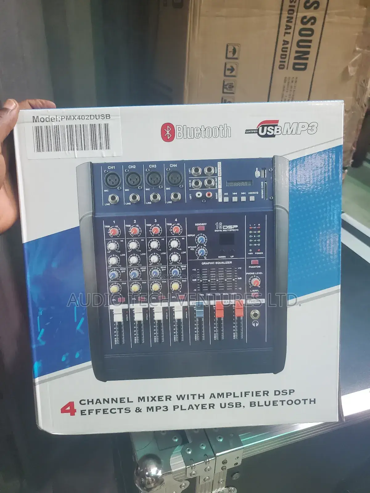 POWERED MIXER 4 Ch Model Pmx402d Usb