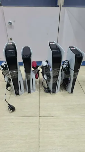 Uk Used Ps5 Slim With Games Installed, Pad and Cables