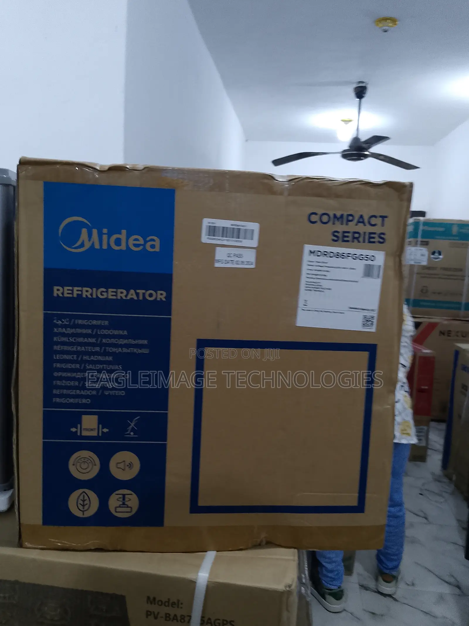 Top Pick Midea 45L Mini Refrigerator(Mdrd86fgg50)