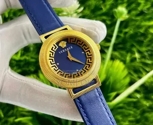 Versace Ladies Blue Dial Wristwatch