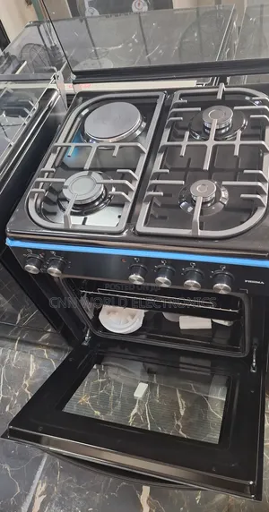 New Phiima 60cm Standing Gas Cooker 3 Burners 1electric Oven