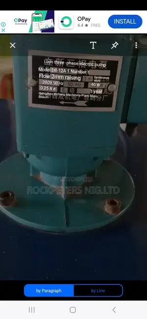 LIXIN DB-12A/40W Three-Phase Grinder Electric Pump