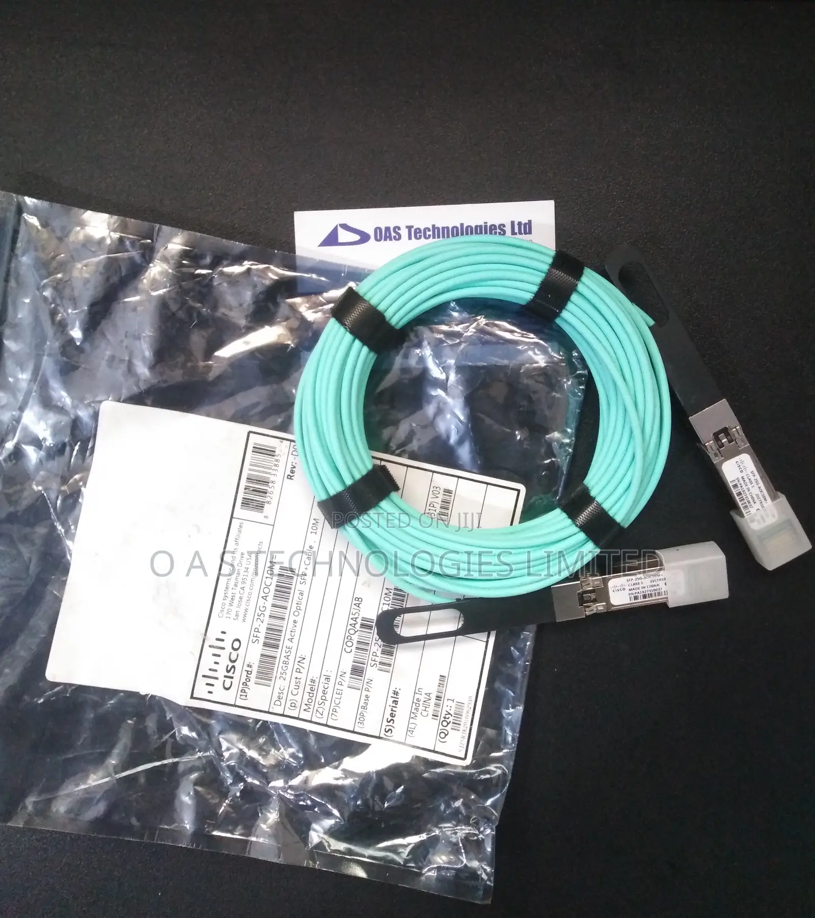 Cisco SFP-25g-Aoc10m Optical SFP + Cable 10m