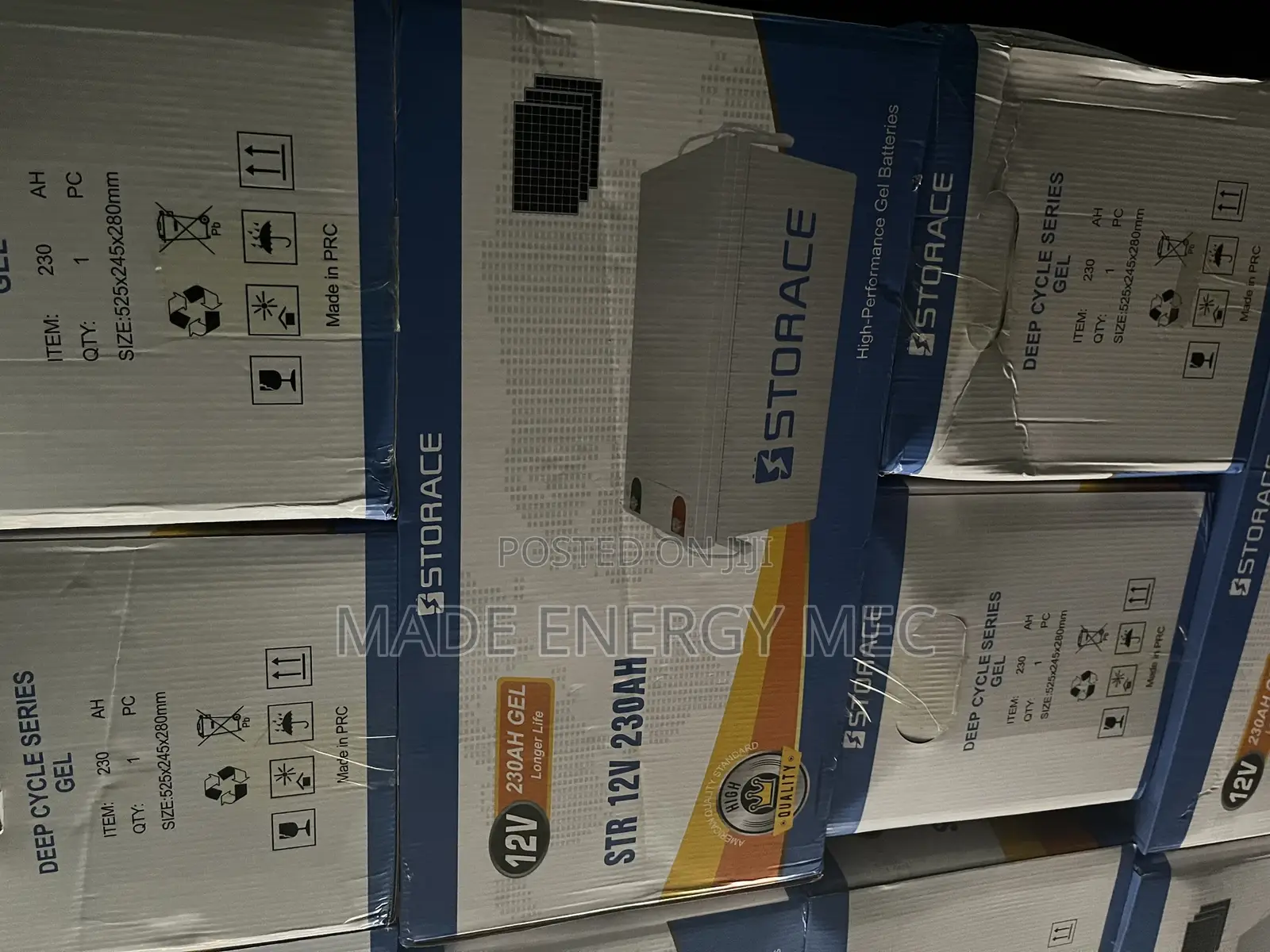 Storace Gel Batteries 230ah