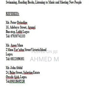 Clerical & Administrative CV