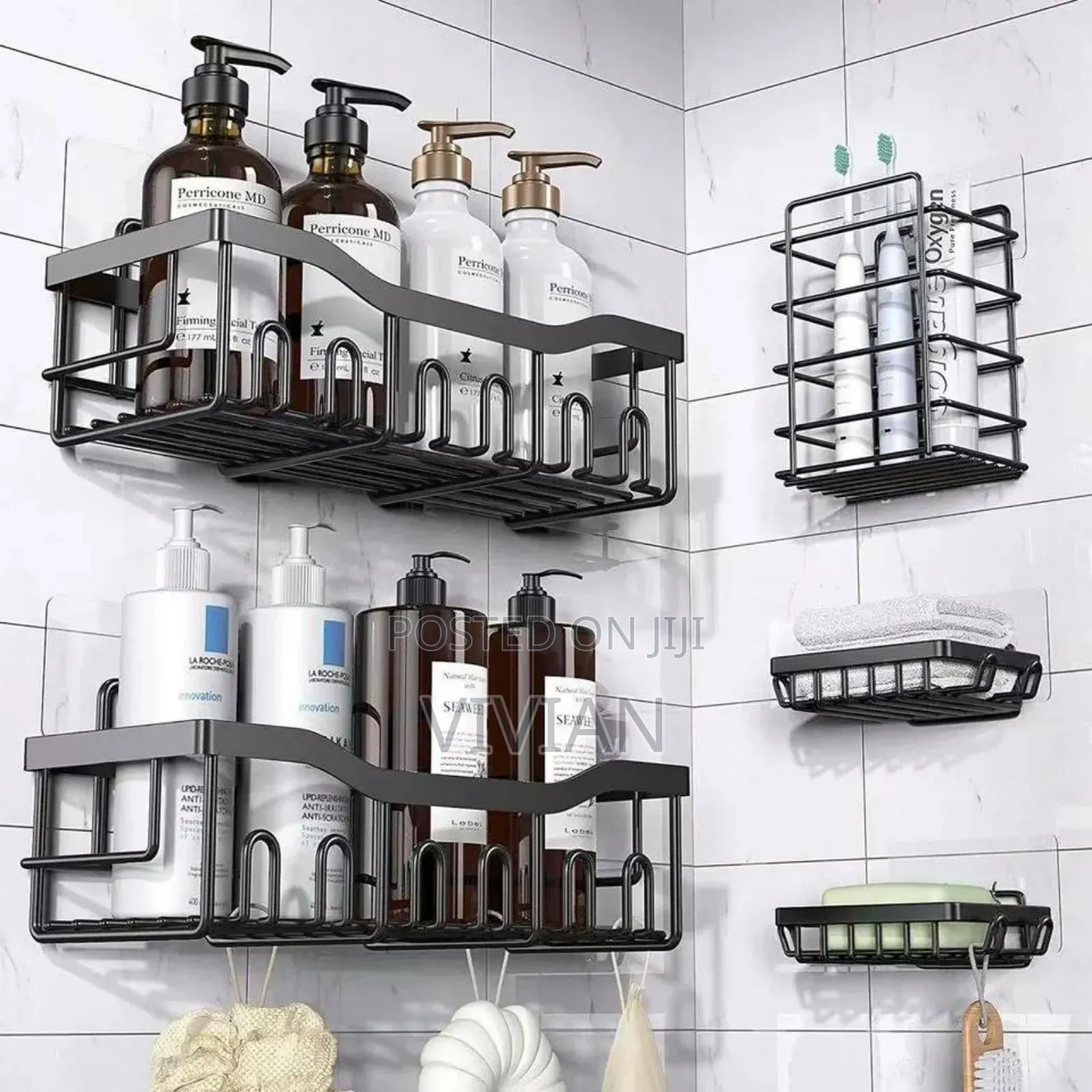5pcs Bathroom Storage