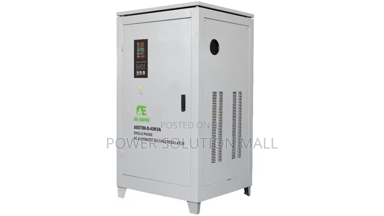 AE Dunamis 40KVA Single Phase Stabilizer AEST80-D-40KVA