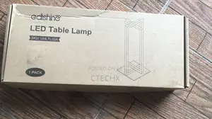 EDISHINE LED 180° Square Rotatable Dimmable Table Lamp
