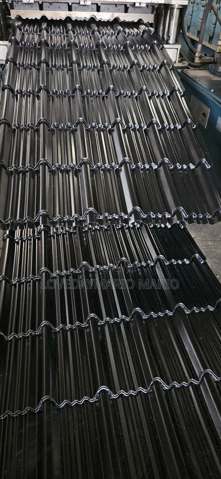 Step Tiles Roofing 0.50mm Black
