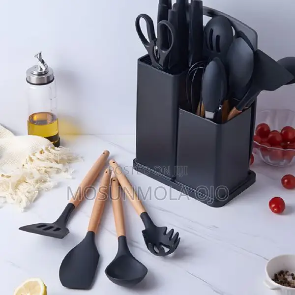 19pcs Silicone Kitchen Utensils Set