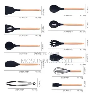 19pcs Silicone Kitchen Utensils Set