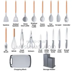 19pcs Silicone Kitchen Utensils Set