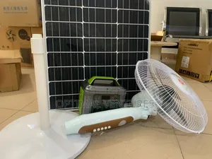 350W Solar Generator + Panel + Fan