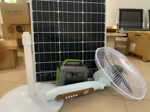 350W Solar Generator + Panel + Fan