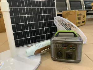350W Solar Generator + Panel + Fan