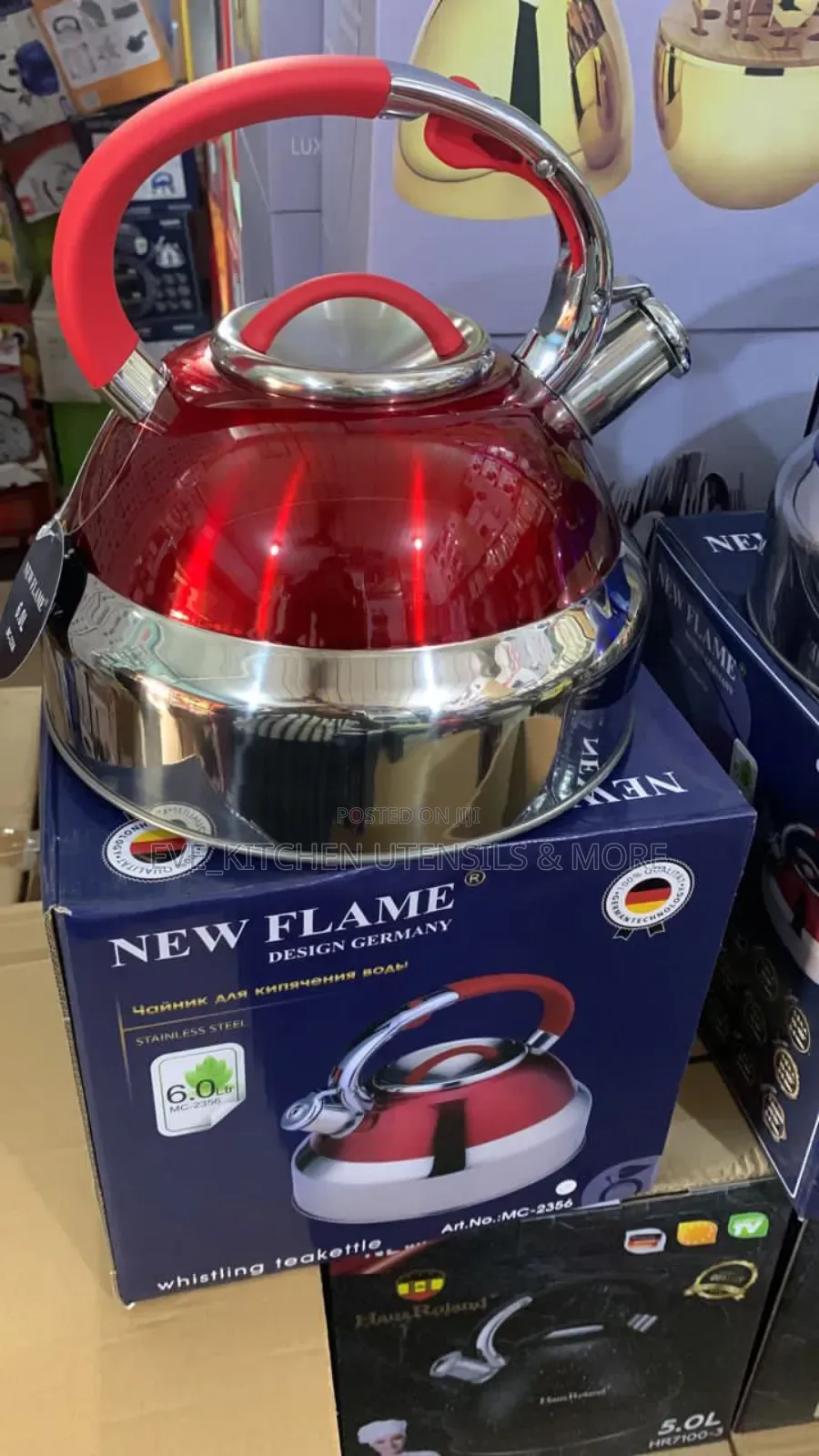 New Flame Whistling Kettle 6L