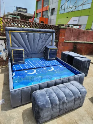 6by6 Bed With Dresser, Bed Sides and Footrest