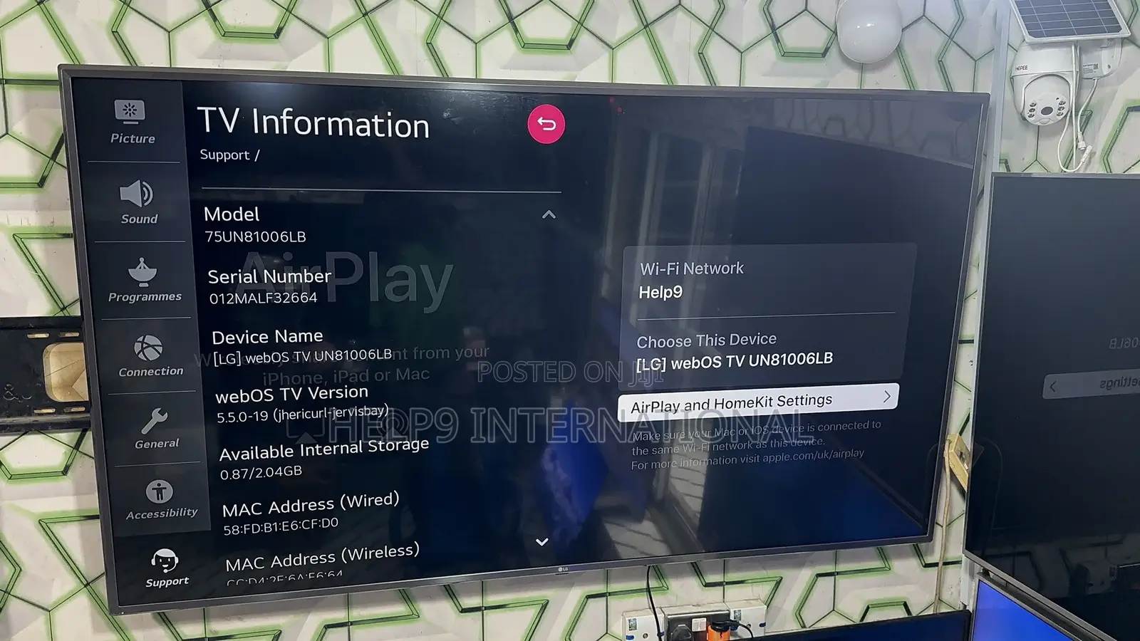 LG Super Ultra HD 75” Smart Tv With Quad Core Processor