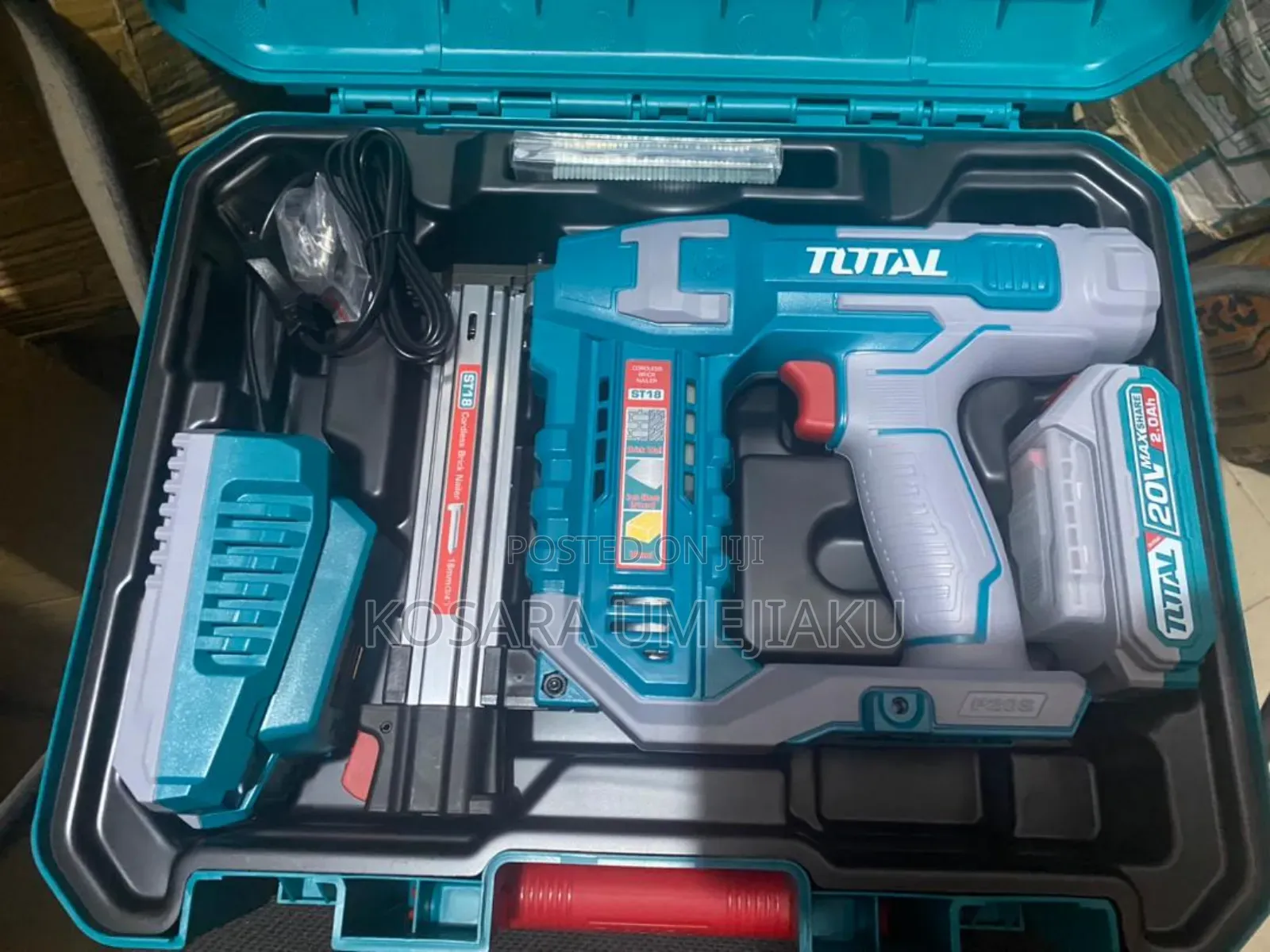 Total Cordless Concrete Nailer 20v 18mm