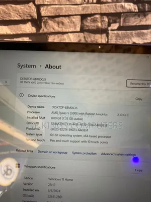 Laptop HP Envy X360 8GB AMD Ryzen 5 SSD 256GB