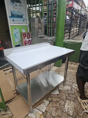 3ft Stainless Steel Working Table With Back Splash
