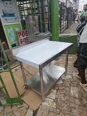 3ft Stainless Steel Working Table With Back Splash