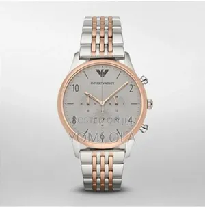Emporio Armani Chronograph Two-Tone Wristwatch