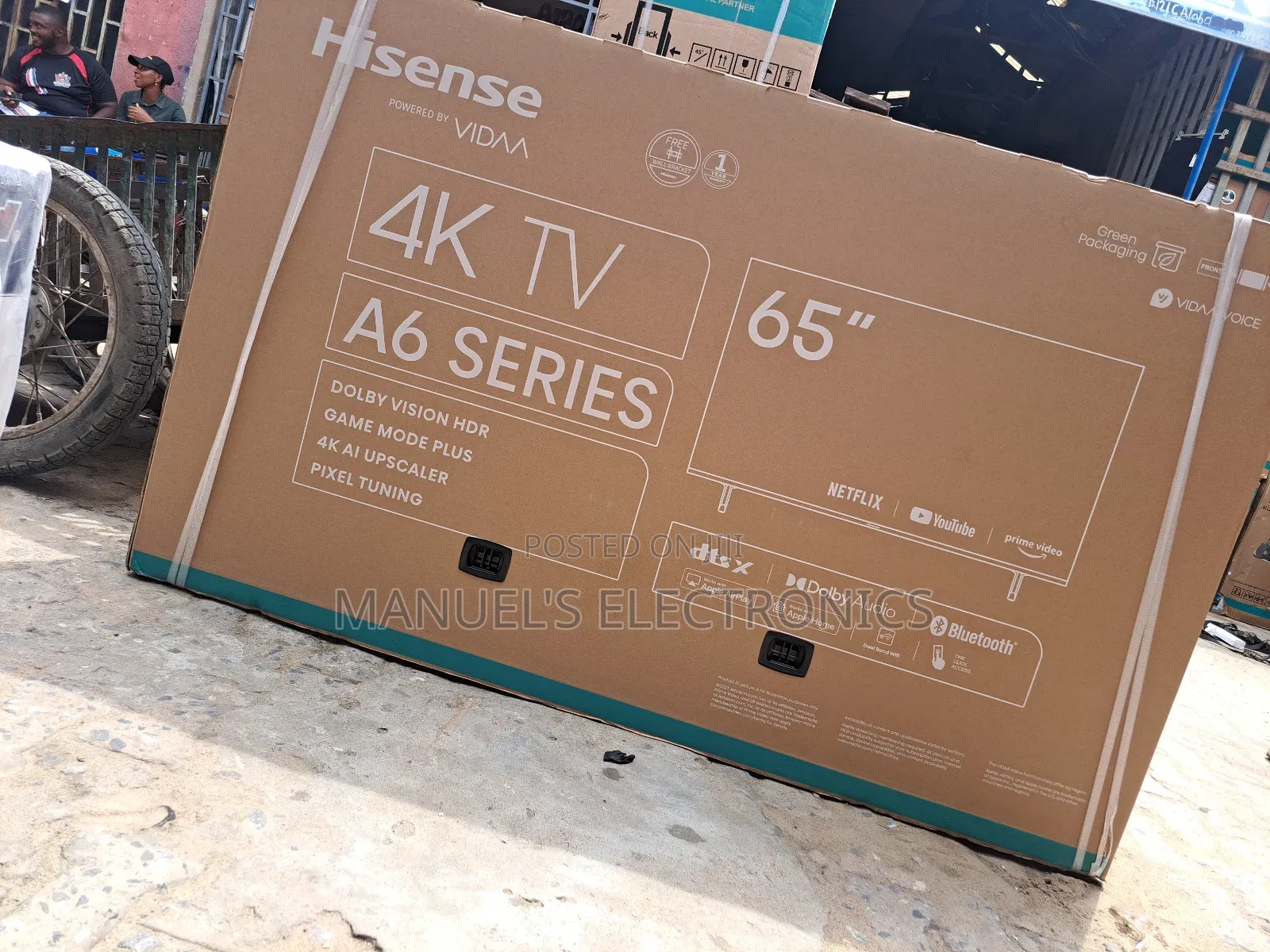 Smart A6 Series 65inche Hisense Tv