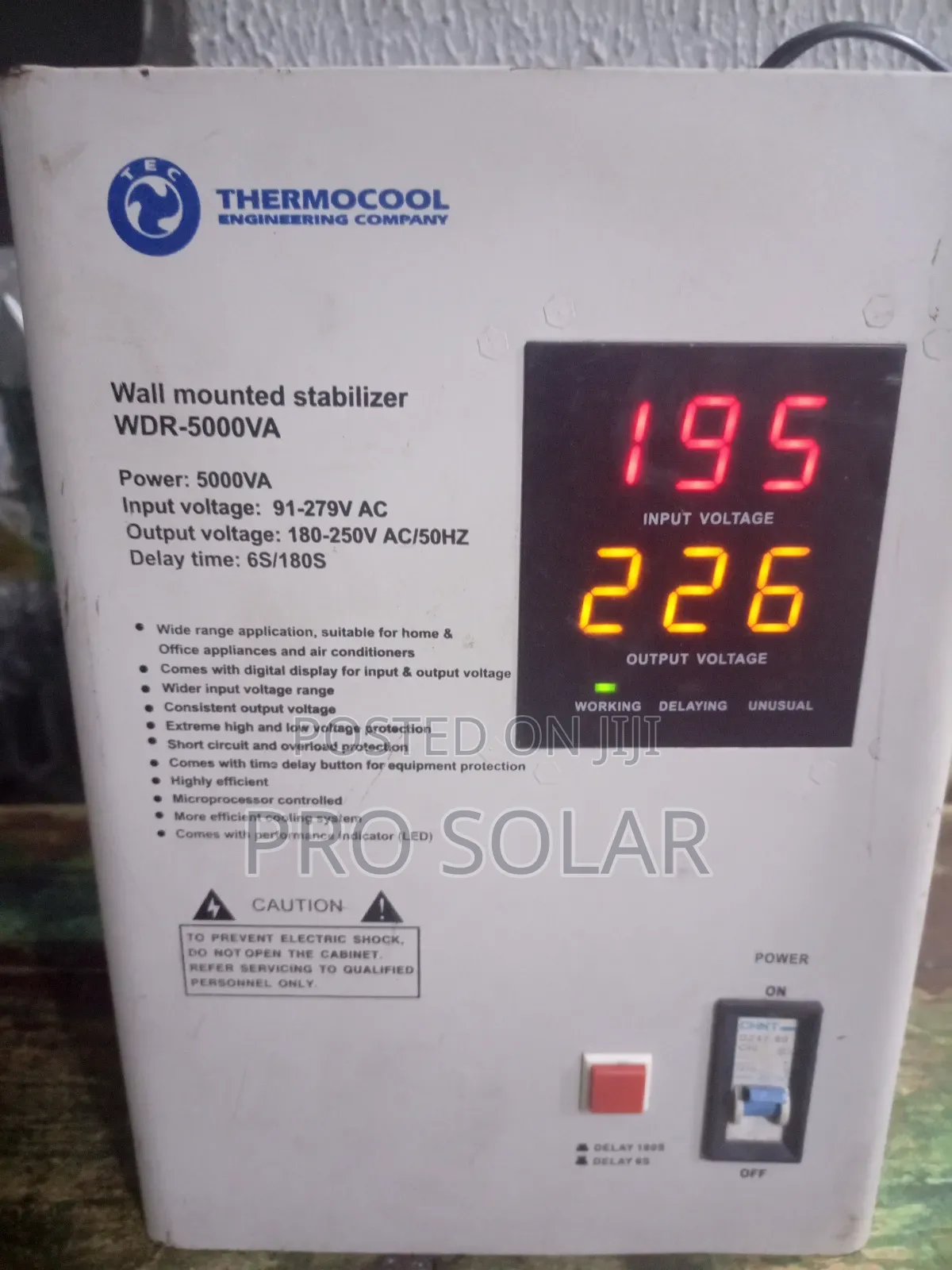 Thermocool Stabilizer 5KVA Wall Mount