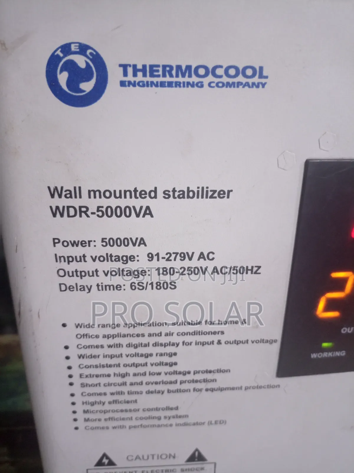 Thermocool Stabilizer 5KVA Wall Mount